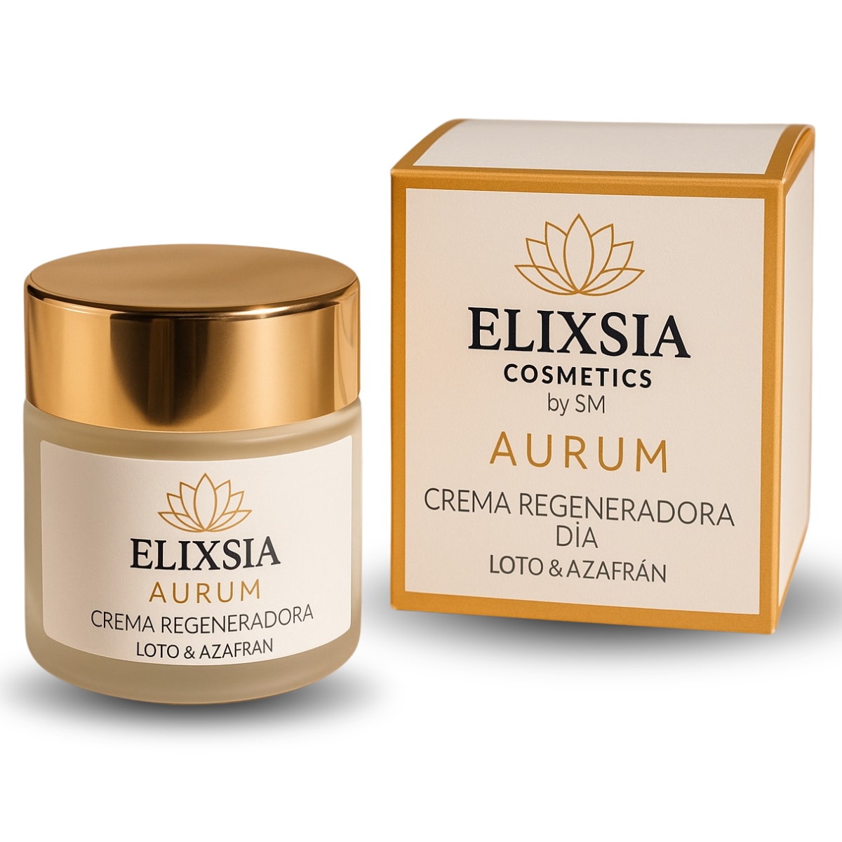 Crema Hidratante Facial con Extracto de Loto y Azafrán – Efecto Antioxidante e Iluminador Natural